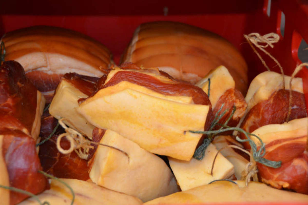 Frisch geräucherte Waren